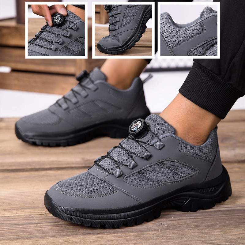 Cross-border men's shoes for foreign trade, 2026 autumn large size men's sports shoes, hard-soled, wear-resistant, outdoor breathable casual shoes for men Cross-border men's shoes for foreign trade, 2026 autumn large size men's sports shoes, hard-soled, wear-resistant, outdoor breathable casual shoes for men
