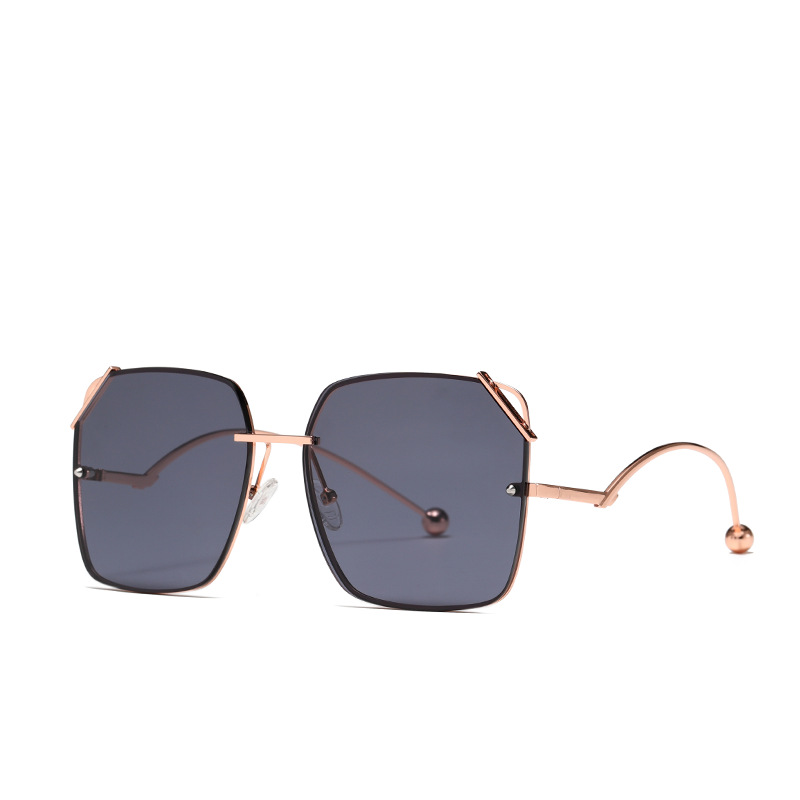 Nueva protección solar gafas de sol de las mujeres js8566 moda calle tiro metal nylon gafas de sol conducción gafas de sol