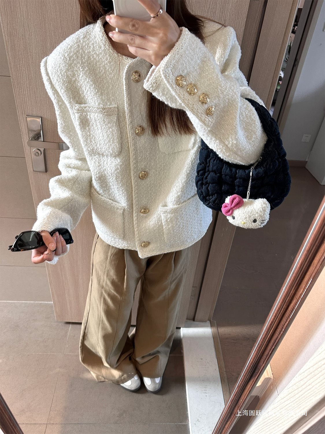 Tweed Wool Chanel-Style Jacket for Women 2025 Early Spring and Autumn New Socialite Korean-Style Top