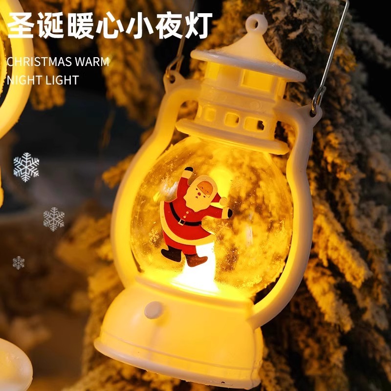 Decoración navideña suministros festivos adornos juguetes lámparas de calabaza props luminosos de Halloween suministros de fiesta lámparas nocturnas