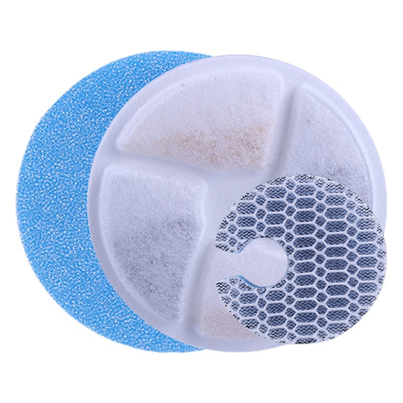 Factory Direct supply pet supplies water dispenser filter core cat and dog water feeder accessories filter cotton mesh filter element Cotton