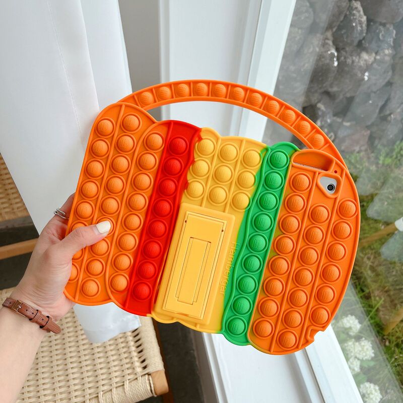 2021 New iPad protective case 10.2 inch mini2/3/4 flat 2018 9.7 inch silicone soft case