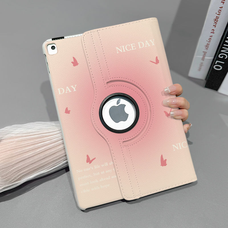 iPad11保护壳INS晕染9/10代360°旋转Pro11Air7/6/5/4防摔保护壳|undefined
