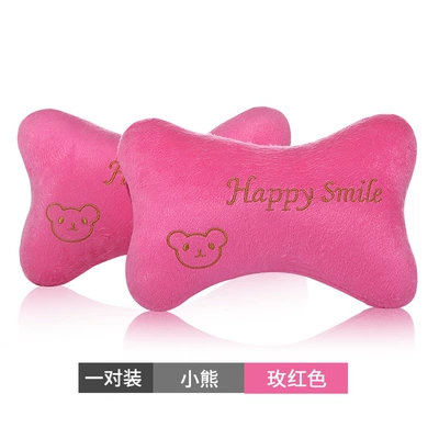 Cervical Spine Pillow, Headrest - headrest-bear-rose-red-set