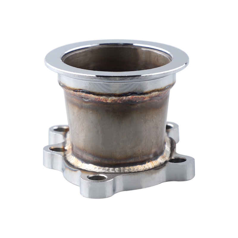 Car Modification 63mm Turbo Downpipe Adapter V-Band Clamp Flange Suitable for T25 T28 Gt25 Gt28