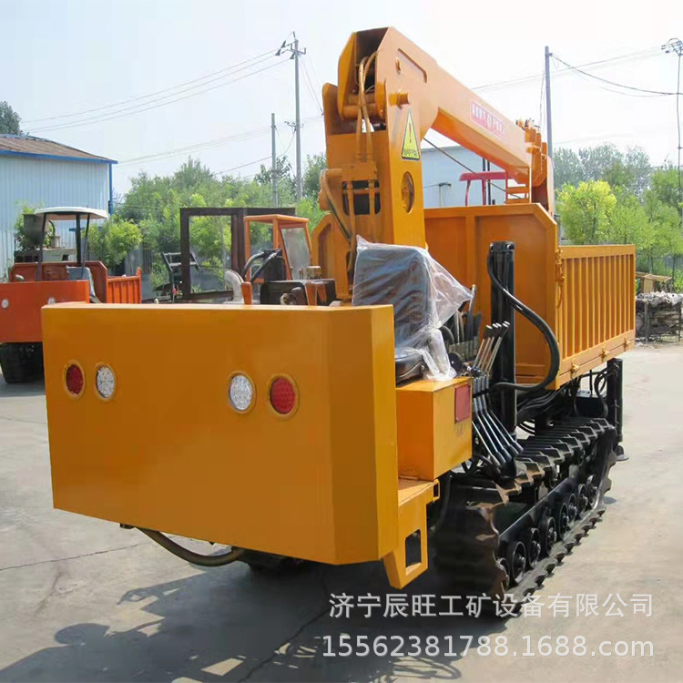 供应小型履带吊车 3-8吨液压履带起重机全地形钢制伸缩臂履带吊车