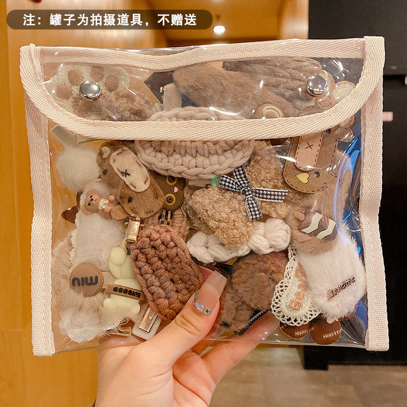 2024 nuevo clip BB de color lindo clip de cabello de boca de pato chica lateral clip de frange para niños tocado tarjeta de cabello rotura