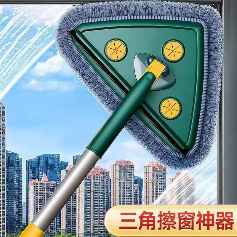 Triangular Telescopic Mop Wall Cleaning Tool for Home Use, Ceiling Cleaning, Dust Removal, and General Cleaning Tool Triangular Telescopic Mop Wall Cleaning Tool for Home Use, Ceiling Cleaning, Dust Removal, and General Cleaning Tool