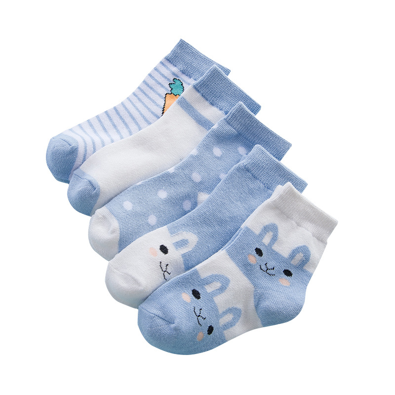 2024 spring new children's socks cartoon boys and girls socks cute cotton socks baby socks manufacturers wholesale