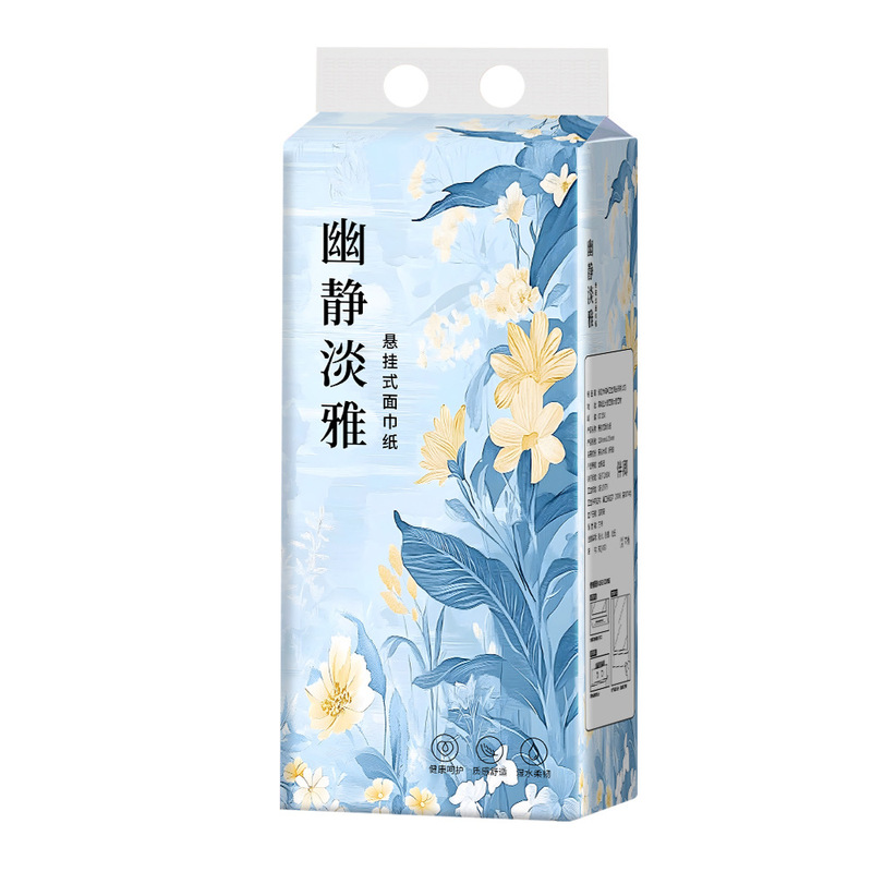 抖音同款12大提悬挂式抽纸家用面巾纸餐巾纸可湿水卫生纸斤实惠装|undefined