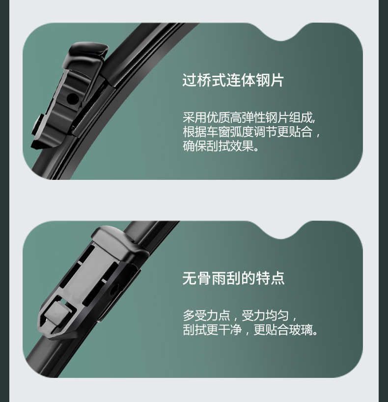 Suitable for Chery Arrizo 8 Wipers, Suitable for Boneless Wipers for 2022/2023/2024 Model Arrizo 8