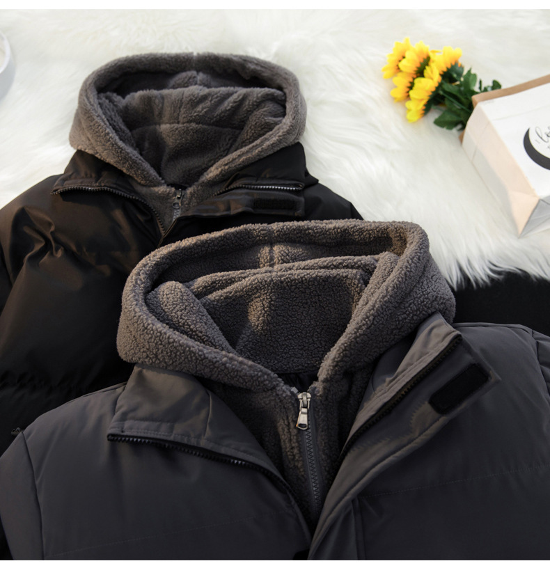 Plus-Size Fleece-Lined Parka – Oversized Thermal Jacket With Hidden Pockets (M-8XL, 3 Colors, 500g Polyester Fill, No-Logo Design)_voghion.com