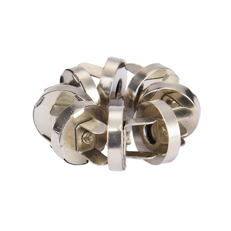 14 - 18MM redondo sin costura ferromagnética bolsa de botón oculto accesorios de bolsa de oro de cuatro colores opcionales