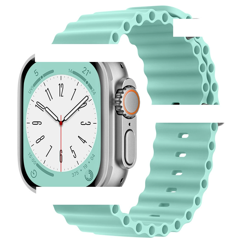 Подходит для Apple Ocean лента Official Sports Silicon Apple Watch10 лента Ultra2 Новый