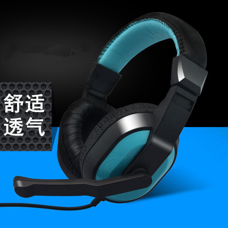 Yushuo Over-Ear Computer Headphones Wired Headset Gaming Headset with Microphone for Sound Positioning Mobile Phone Headphones