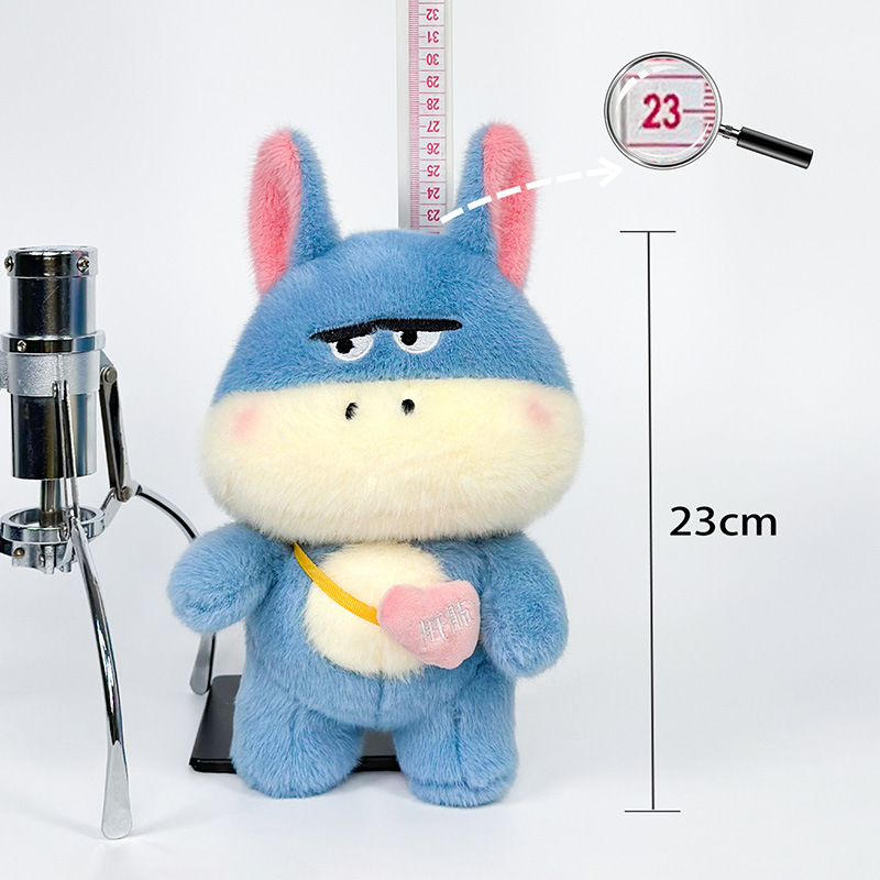 Muñeca de felpa de hígado y pulmón de burro original, oso, palo de ruptura, muñeca de máquina de garras de 8 pulgadas, regalo de cumpleaños, felpa al por mayor