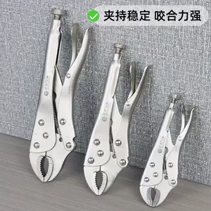 Dali Pliers 10-дюймовые круглые рты Dali Pliers Оптическая ручка резиновая ручка круглая рта Тяжелые плоскогубцы Промышленное обслуживание Dali Pliers