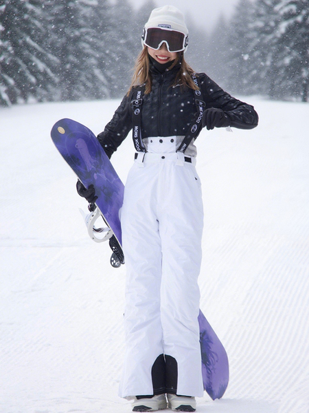 Winter ski suspenders