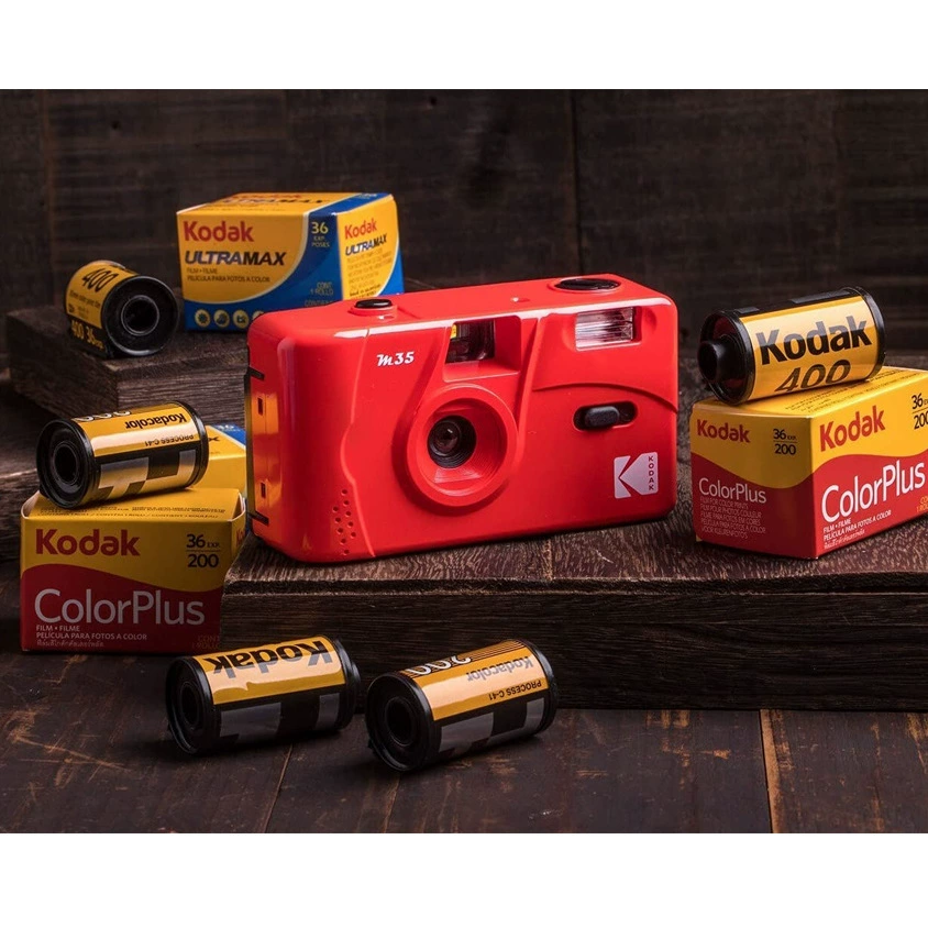 Плёночная камера Kodak M35 M38 Fool, многоразовая с катушкой, руководство, винтажная плёнка 501F, подарок