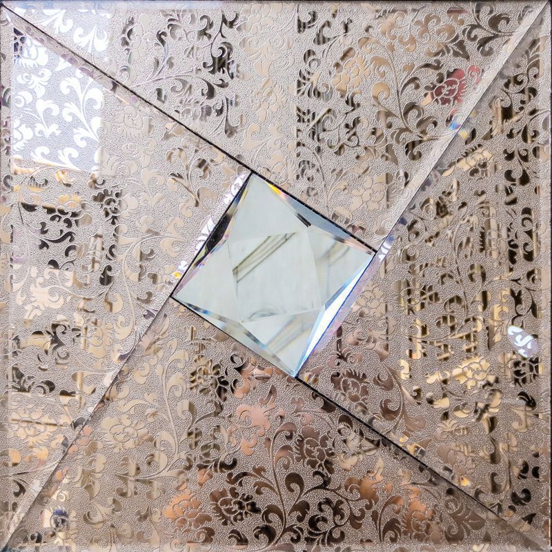 四川成都艺术拼镜玻璃钢化玻璃源头厂家艺术玻璃背景墙彩绘图案