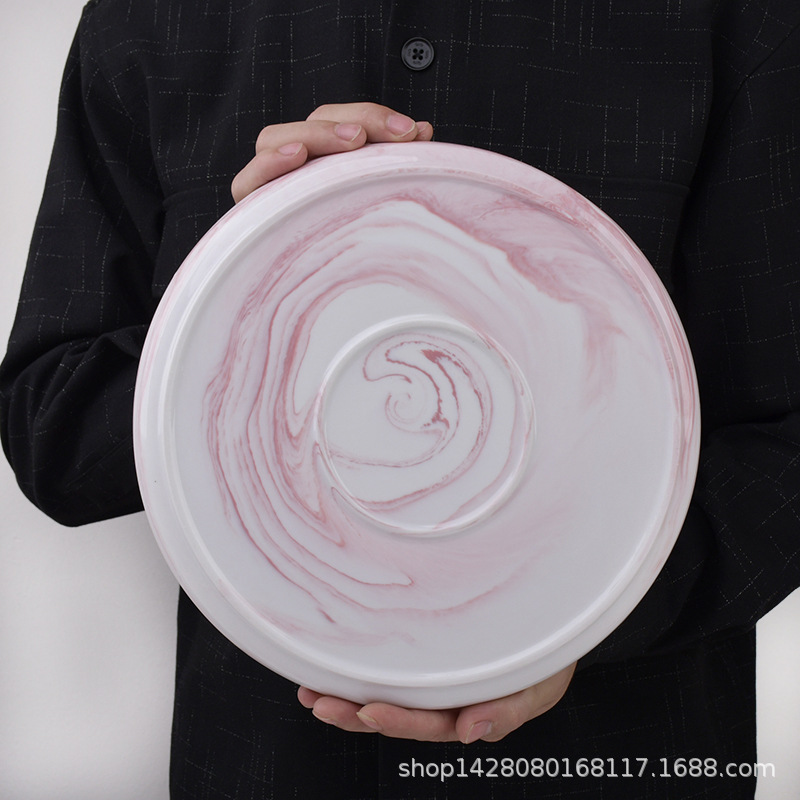 10.8 platos de cerámica de mármol platos de restaurantes platos de hierba platos de filete caseros platos de hotel platos de comida occidental