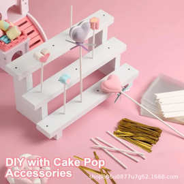 木制蛋糕棒架蛋糕棒架展示架棒棒糖展示架婚礼生日派对用品置物