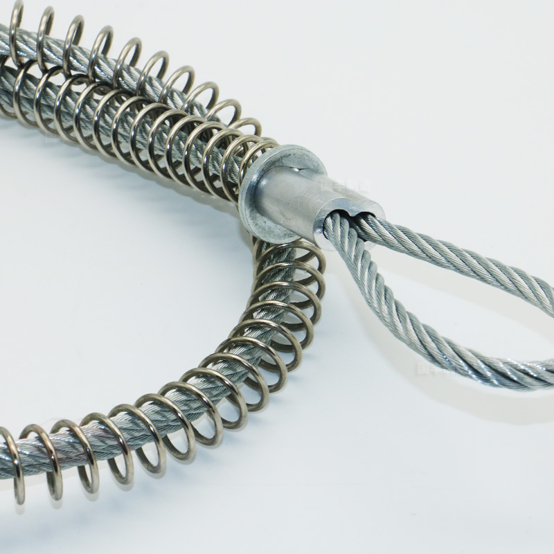Tubo de aceite de alta presión, cable de resorte, equipo hidráulico grande, cable de acero anti-descadena, cable de aceite, cable de acero