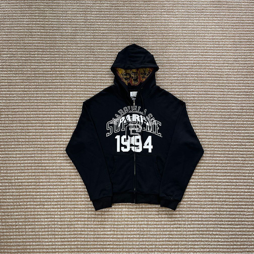 Supreme MM6 Maison Margiela Zip Sweater Black