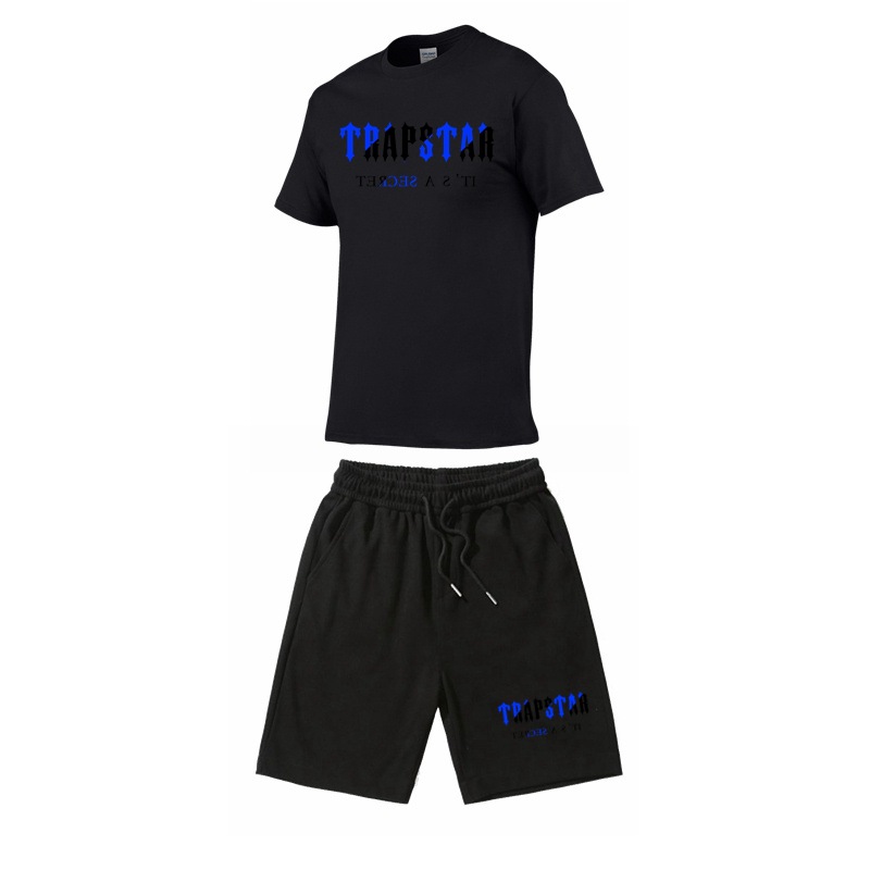 Conjunto de Verano 2025, Camiseta de Manga Corta y Pantalones Cortos, Estilo Casual, Versátil, Deportivo, Cuello Redondo, Delgada, Unisex, Dos Piezas