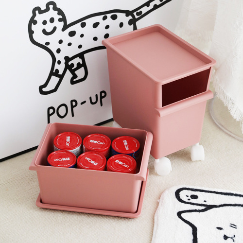 Crayon Shin-chan stickers storage box cat snack bucket cartoon toy storage box plastic stackable food storage bucket