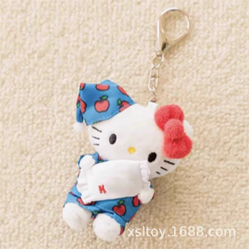 迷你-穿睡衣抱枕头