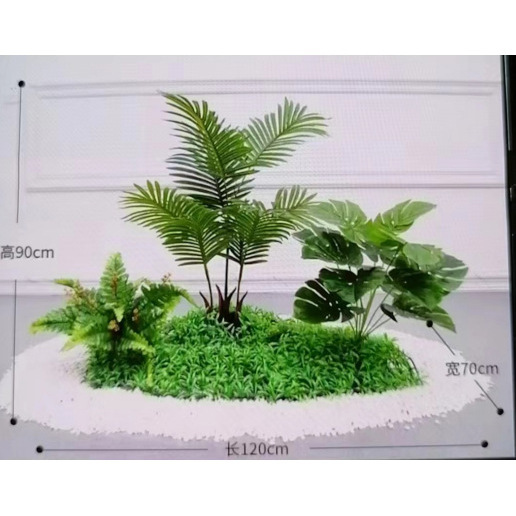 シミュレーション植物造景植物装飾室内外シミュレーションプラスチック植物大サイズ装飾品シミュレーション緑植造景|undefined