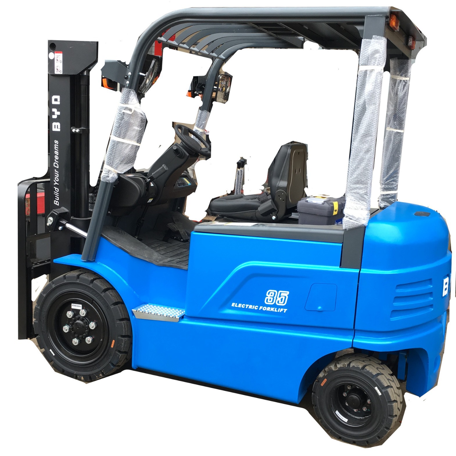 3.5吨锂电池叉车 CPD35比亚迪铁锂电池电动叉车 免加水锂电池叉车