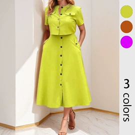 连衣裙;时尚休闲套装;女士连体裤