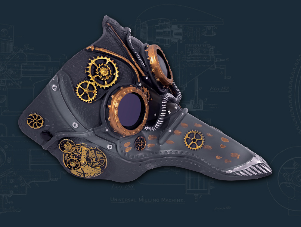 Halloween Gotische Wind Punk Snavel RP Feest Festival Feestmaskers display picture 11