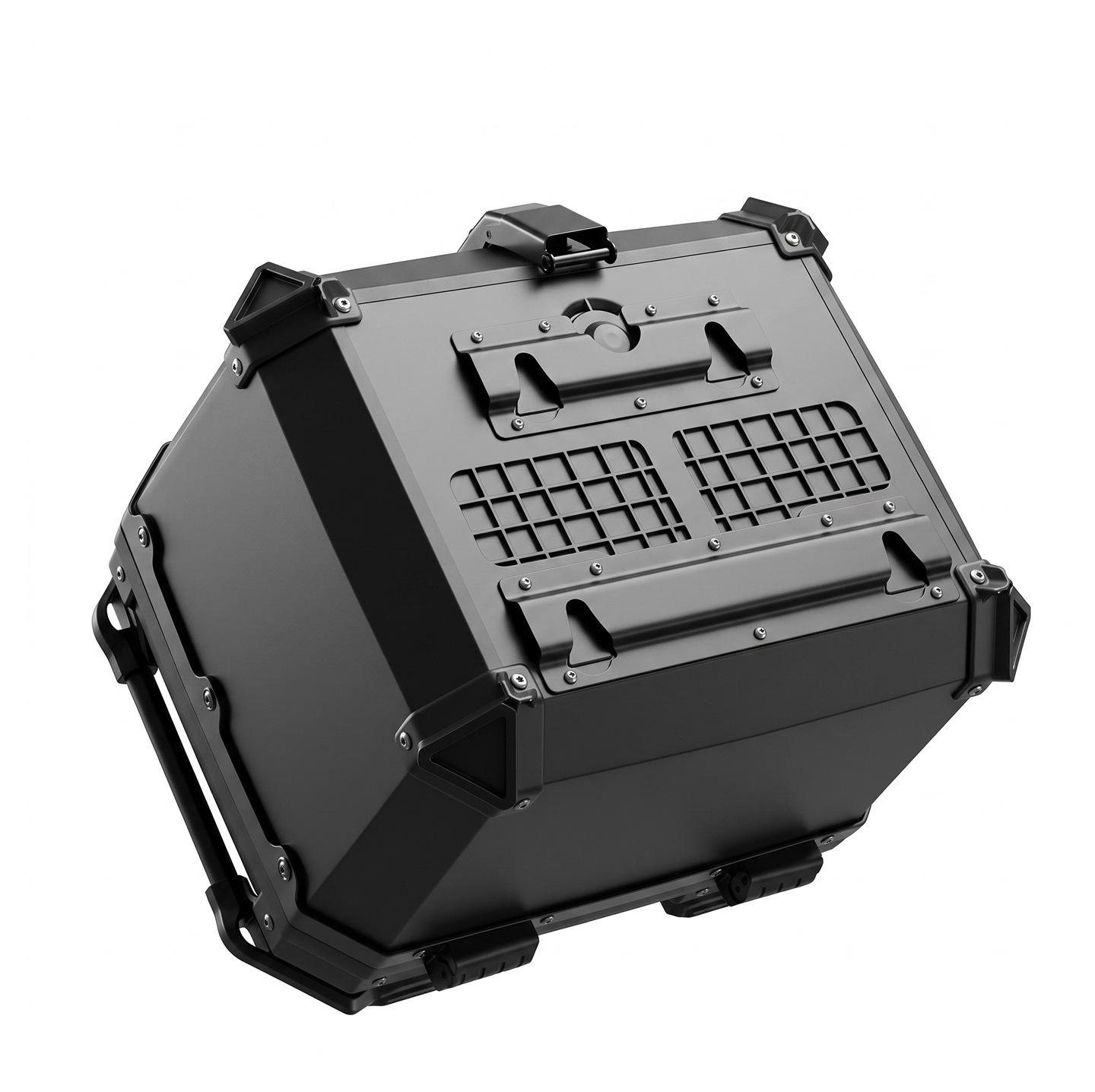 Universal motorcycle rear trunk, quick-release large-capacity non-aluminum alloy tail box for riders' scooters and electric vehicles