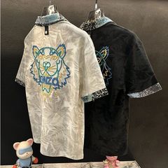 高端潮牌夏季新款时尚休短袖T恤潮流休闲百搭男女同款T恤POLO衫