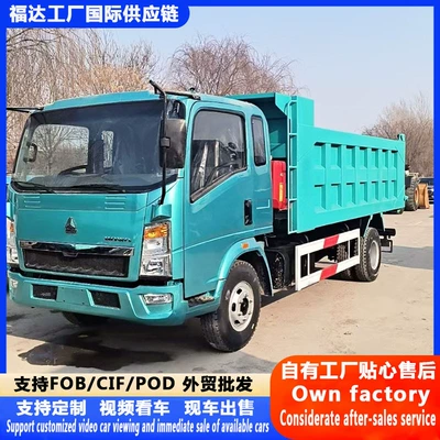Direct export supply of HOWO Titan dump truck 4.2m box light truck, construction site soil short-haul dump truck (Yük maşınları)