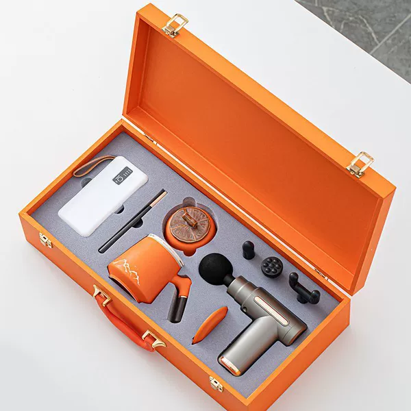 Tea charging for office, orange set