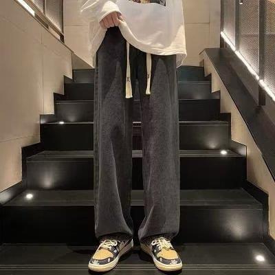 Cross-border Retro Jeans Men's Spring and Autumn Straight Loose Trendy Brand Wide Leg American Style High Street All-match Casual Pants Cross-border Retro Jeans Men's Spring and Autumn Straight Loose Trendy Brand Wide Leg American Style High Street All-match Casual Pants