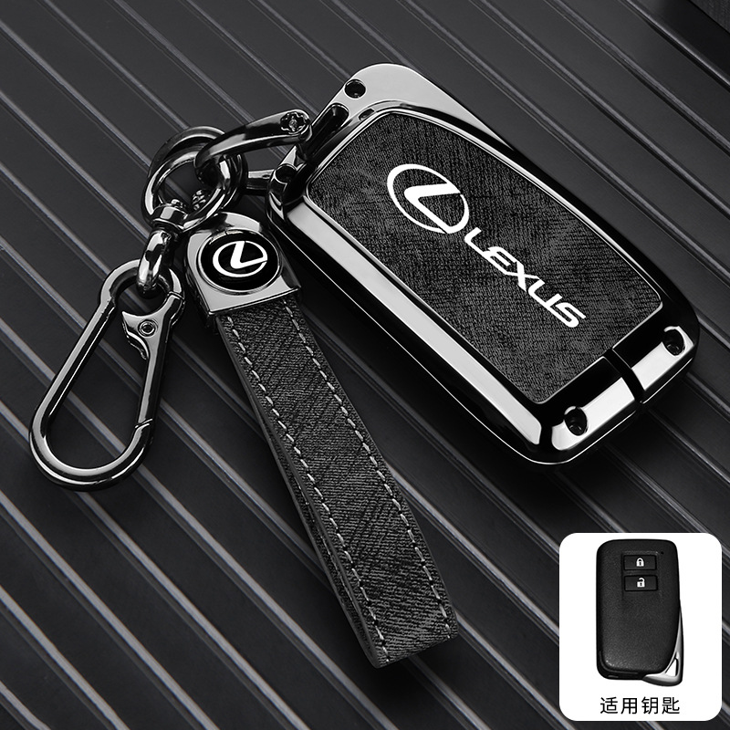 모델 B 2버튼 - 데님 패턴 [건쉘 블랙 가죽] + 핸드 스트랩 버클