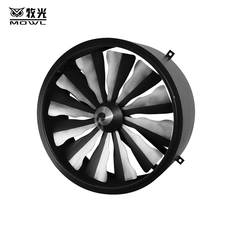 Motor de avión ventilador luz LED a todo color que cambia de color luz de fondo giratoria viento luz lenta barra de la etapa Luz