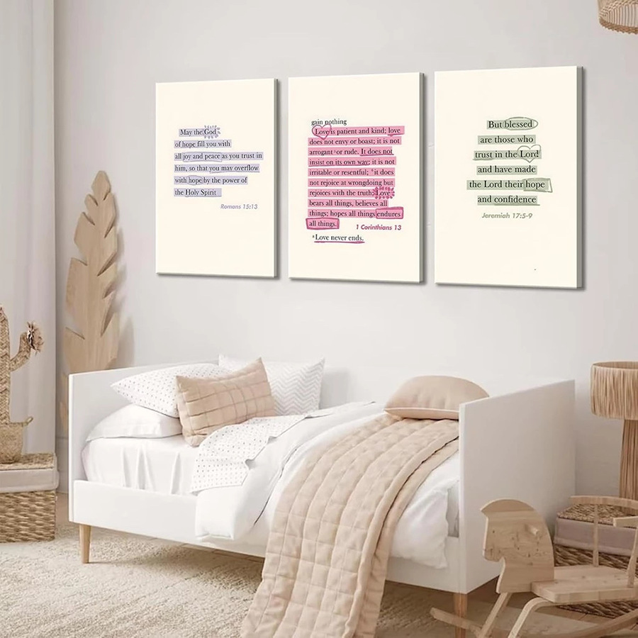 Amazon Temu Xiyin Cross-Border Valentine's Day Poster Love Letter Art Painting Frameless Painting Core Home Living Room Decoration Painting