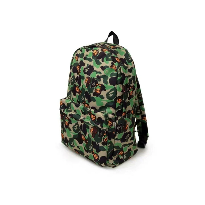 Рюкзак BAPE BABY MILO классическая печать обезьяны, повседневный легкий карман, стандартного размера