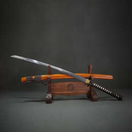 龙泉周匠宝剑手工日本刀东洋居合刀长刀打刀katana外贸批发未开刃