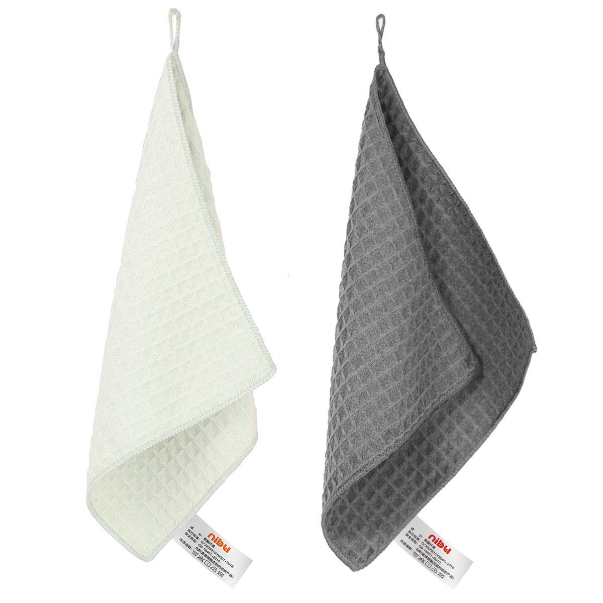 Waffle toallas de absorción de agua, toallas de limpieza de bar, toallas de limpieza especiales para cafetera, toallas pequeñas