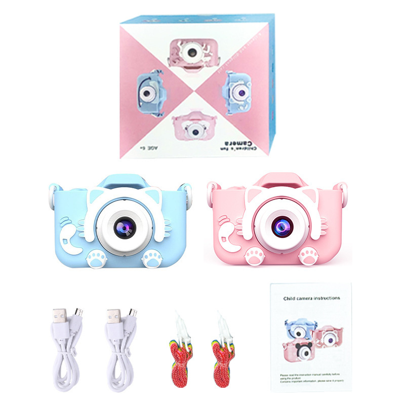 クロスボーダーx2子供カメラデジタルカメラアニメ子供玩具一眼レフ小学生写真ビデオ卸売り|undefined