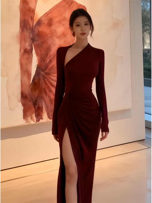 2026 Korean-Style Design with a Mature and Elegant Vibe, Slim-Fit, Flattering, Versatile, Stylish, Waist-Cinching A-Line Dress for Women 2026 Korean-Style Design with a Mature and Elegant Vibe, Slim-Fit, Flattering, Versatile, Stylish, Waist-Cinching A-Line Dress for Women