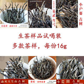 茶叶样品茶叶试喝装云南普洱茶滇红茶白茶熟茶样品古树茶样品批发