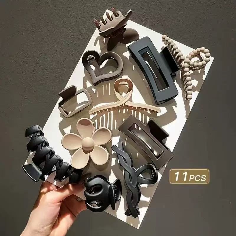 2026 Cross-Border Summer Hot-Selling Colorful Set of Hair Clips for Women, High-End Shark Hair Clips for the Back of the Head 2026 Cross-Border Summer Hot-Selling Colorful Set of Hair Clips for Women, High-End Shark Hair Clips for the Back of the Head